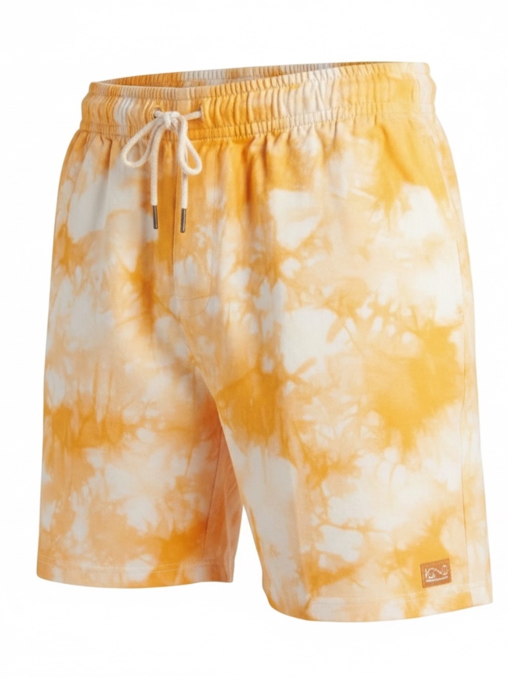 Junk Food Clothing Orange and White Tie-Dye shorts size M